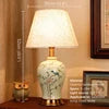 Home Villa Hotel Living Room Bedside Luxury Lampshade 100% Ceramics Contemporary Ceramics Table Lamp American Style Living Room Bedroom Bedside Desk Light Hotel Art Decorative Lighting Accessories.