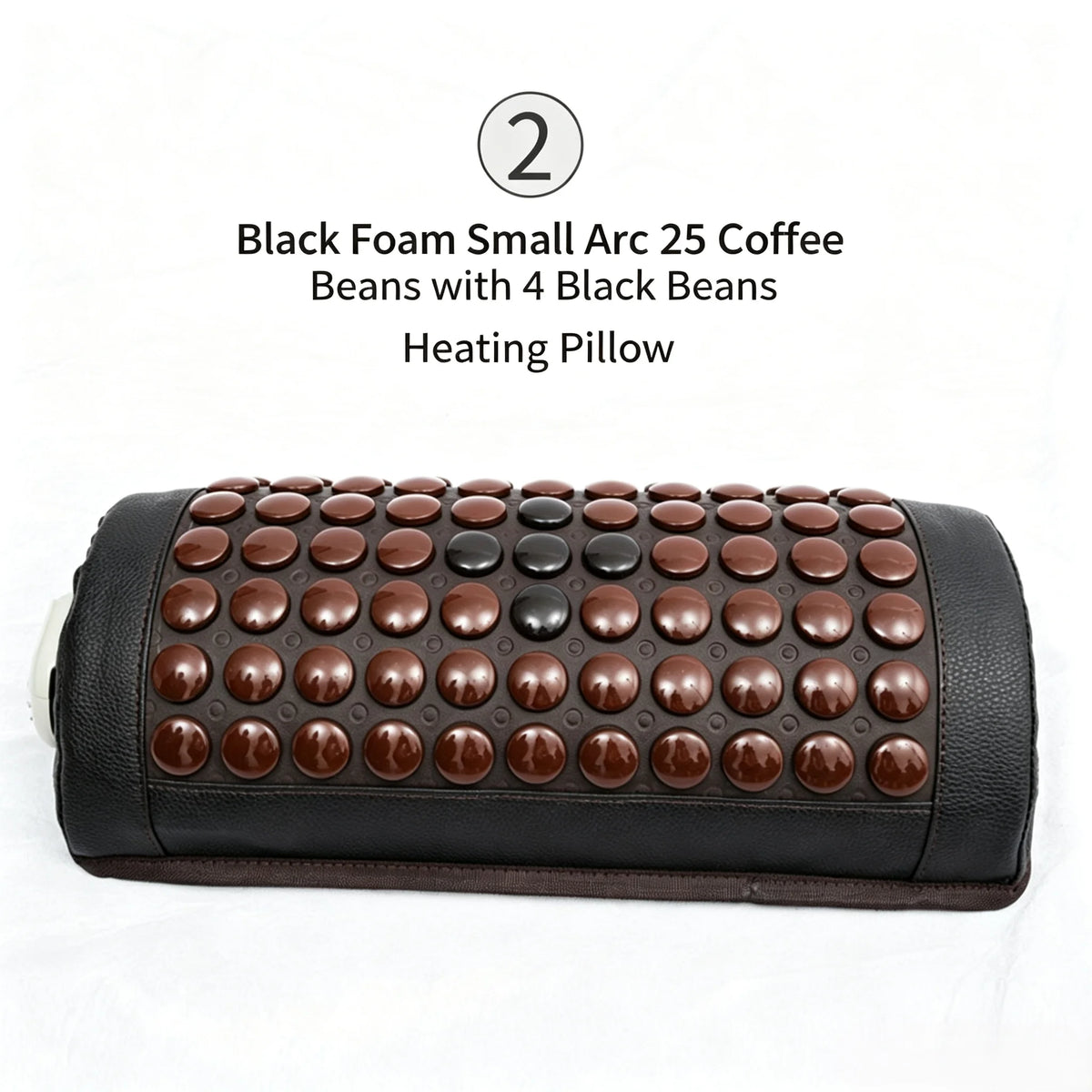 Natural Jade Tourmaline Stone Heating Cervical Pillow Memory Foam Neck Support Pillow for Home Sleeping Relax Therapy Pain Relief Treatment Health Care Accessories Massage Supplies