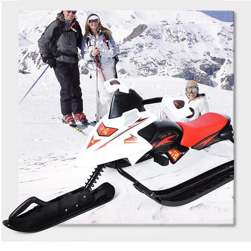 Adults Children Teenage Snowboard Sled Car Riding Adult Ski Cart Ski Motorcycle Skiing Boards Ski Equipment Outdoor Sports Skiing New