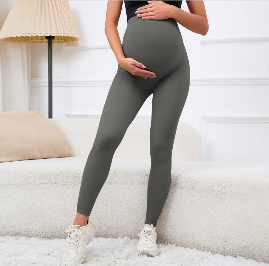 NEW Arrivals 7 Colors Women's Maternity Pants High Waist Leggings Quick-Dry Moisture-Wicking Elastic Belly Support New Design Pants Outdoor Hiking Fitness Activewear Sportswear