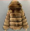 10 Colors S-4XL Plus Size Women's Winter Warm Faux Fur Jacket with Hat Splicing Jacket Faux Fur Hooded Jacket Top Quality Snow Boots Outerwear Jackets Women Winter Apparel Supplies