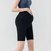 M-2XL Black/ Brown /Gray Color Women's Spring Summer High Waist Maternity Shorts Shark Pattern Sports Yoga Underwear for Pregnant Women