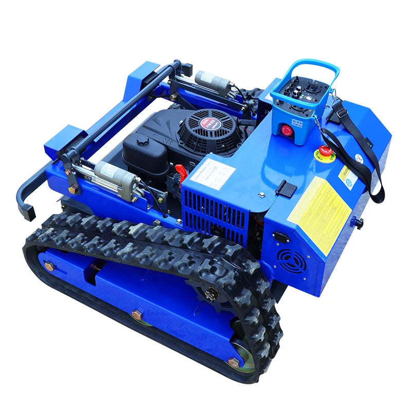Professional Robot Wireless Rotary Mowers24V/1200W Robotic Cordless AI Smart Robot Grass Cutter Machine RC Wheel Lawn Mower for Farms & Home Gardens Max 150mm DIY Petrol/Gas