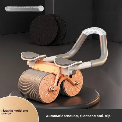 NEW Arrivals for Home Gym Household Fitness Equipment Automatically Rebounding Abdominal Wheel Elbow Support Roller Abdominal Wheel Counting Timer Women Men Workout Accessories Sport Supplies