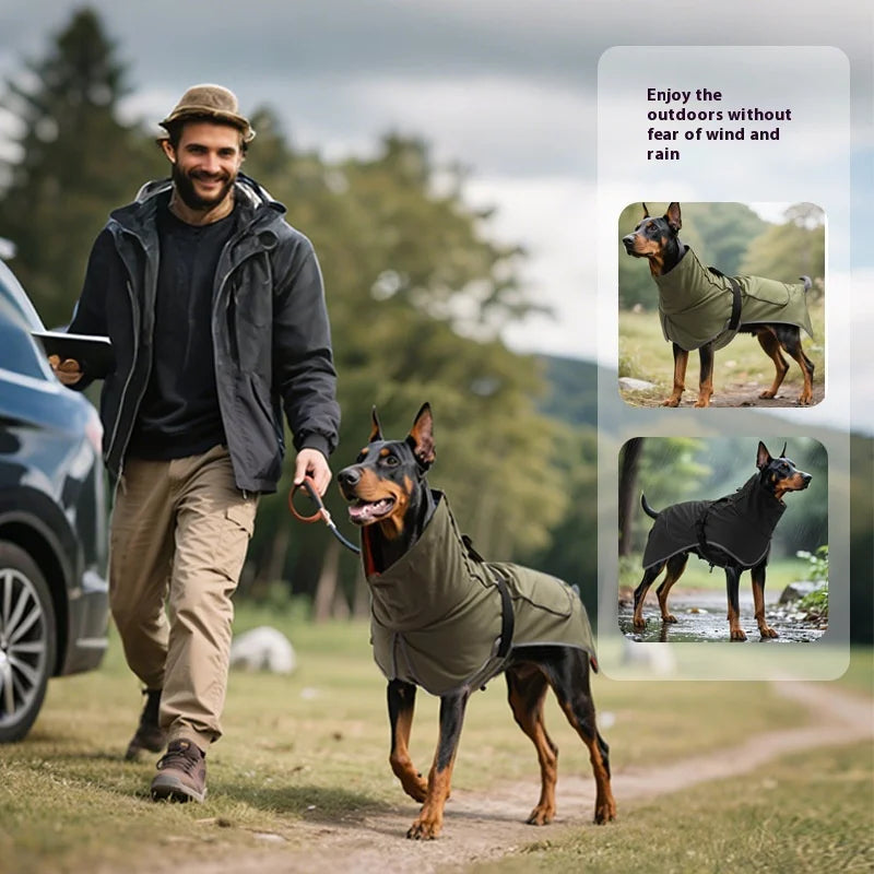 S-3XL Plus Size Dogs  Jacket Waterproof Reflective Eco-Friendly Breathable Coat Luxury Design Cat Vest Pet Clothes