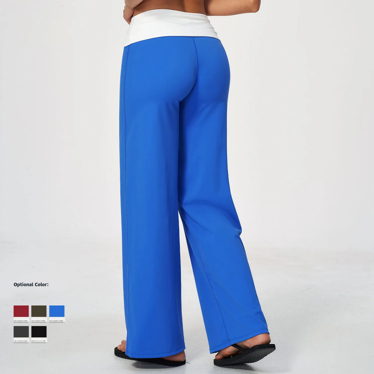 5 Colors S-XL Top Quality Color Blocking Spandex Wide Leg Yoga Leggings Women High Waisted Gym Fitness Flared Yoga Pants Outdoor Activewear Women Sports Clothing Supplies