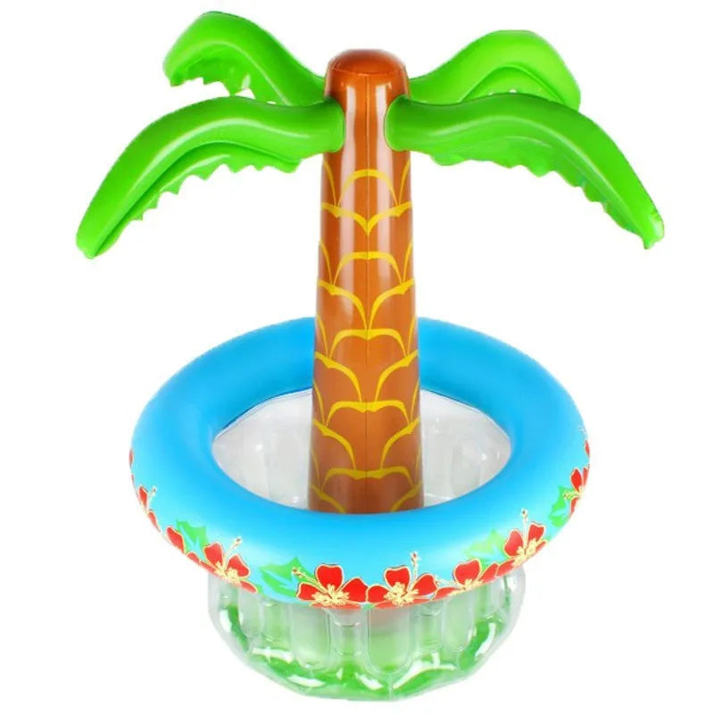 NEW Arrivals Modern Design Inflatable Palm Tree Cooler Blow Up Palm Tree Cooler for Tropical Party Water Pool Beach Decorations Hawaiian Party Beverage Drinkware Summer Barware Party Supplies