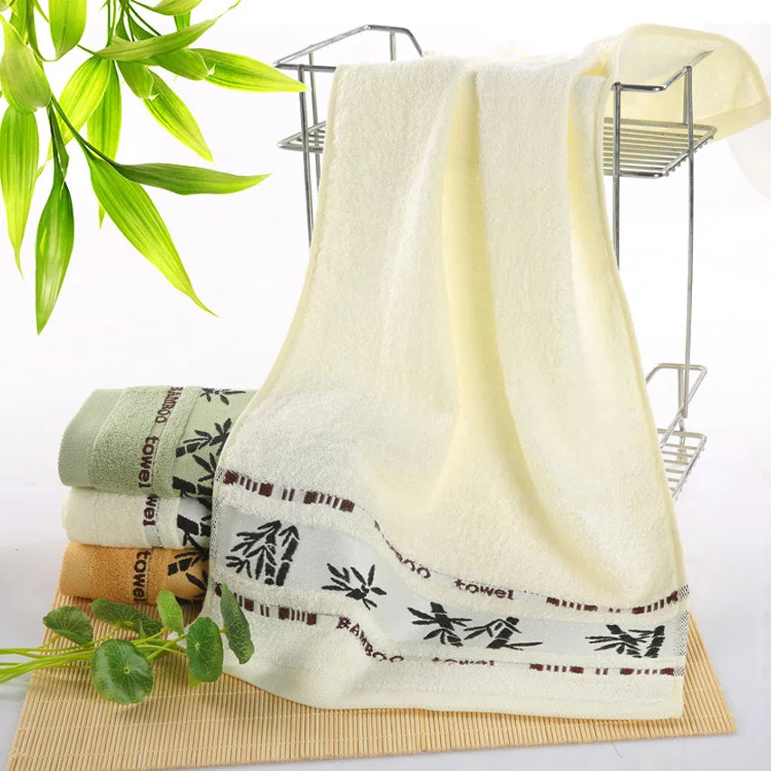 NEW 3 PCS Set Bamboo Leaves Towel Set  Bath Beauty Face Towel Hotel Seaside Beach Soft Spa Hair Hand Shower Towels For Adults Kids Home Toalla De Ducha Supplies
