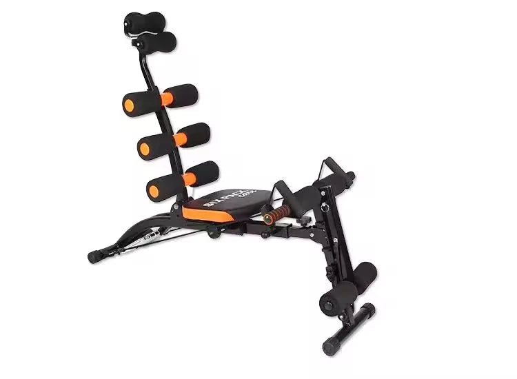 NEW Home Gym Height Adjustable AB Trainer Whole Body Workout Machine with Waist Cruncher Core Foldable Fitness Equipment for Home Use
