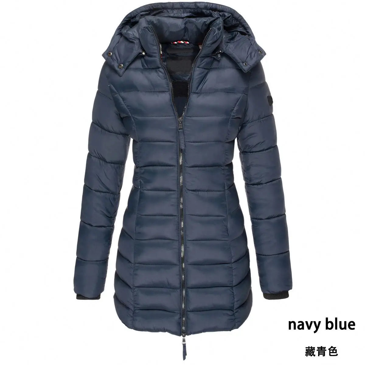 Hot Sales 8 Colors S-3XL Plus Size  High Quality Winter New Women Cotton Padded Women Long Slim Body Warm Down Cotton Padded Coat Parka Jackets Women Outerwear Winter Apparel Supplies