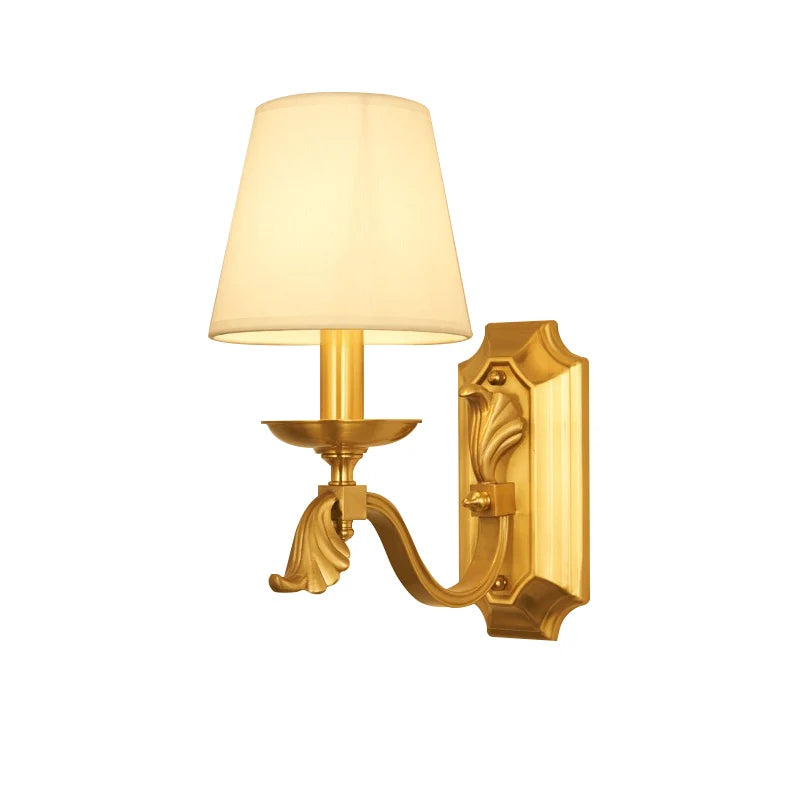 Top Quality Modern Copper LED Wall Lamp Home Decorative for Home Living Room Bedroom Balcony Corridor Lights