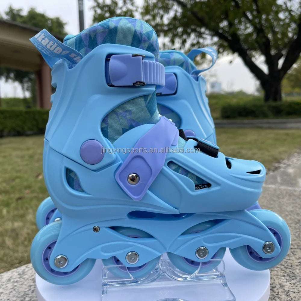 28-39 Size Children's CR7 Kids Roller Skates PP Hard Boot Shell Adjustable Skating Inline Skate Shoes  Children Retractable Roller Shoes Outdoor Sports Supplies