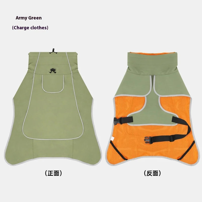 S-3XL Plus Size Dogs  Jacket Waterproof Reflective Eco-Friendly Breathable Coat Luxury Design Cat Vest Pet Clothes