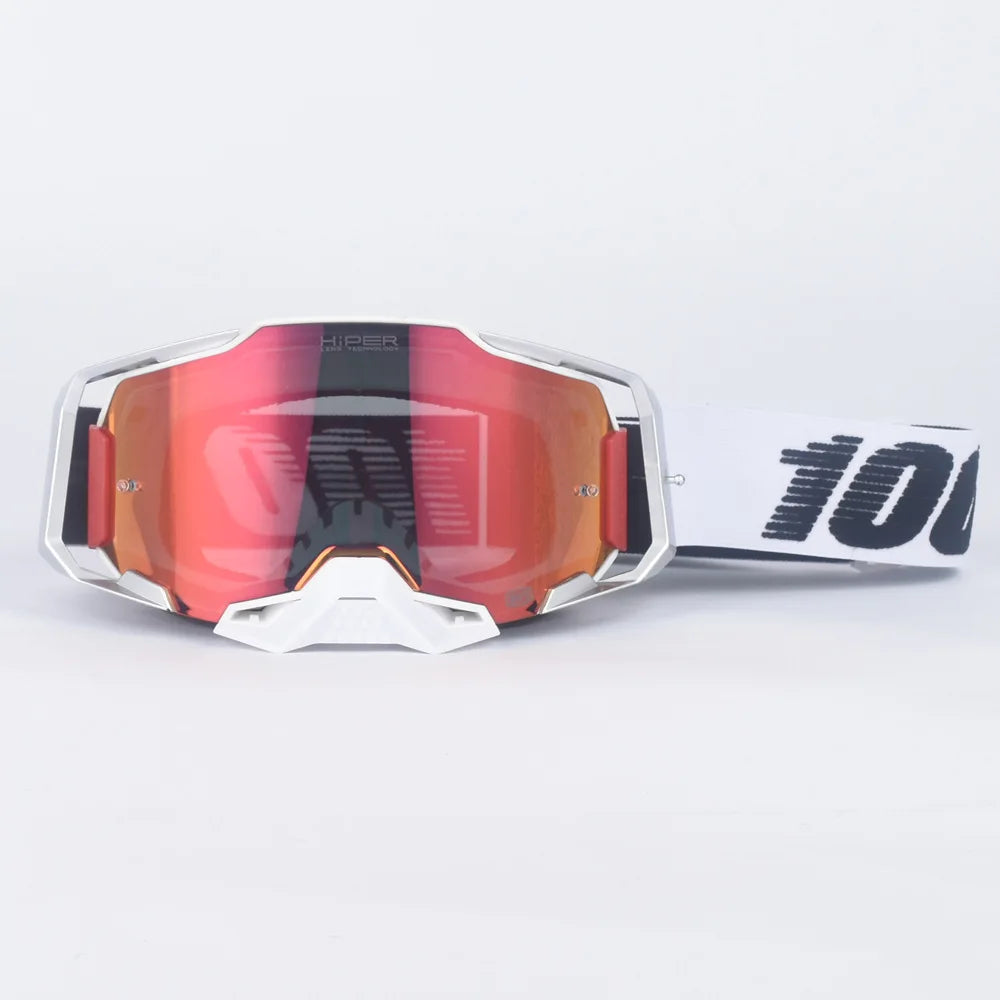 28 Colors New Upgrade Version Motocross Motorcycle Goggles Off-Road Quick Release Helmet Eyewear Can be Equipped with Myopia Glasses  Riding Skiing Glasses