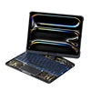 360 Rotating Transparent Magic Keyboard Case for iPad Pro 11-inch & Air 4/5/6 with RGB Backlit US Layout