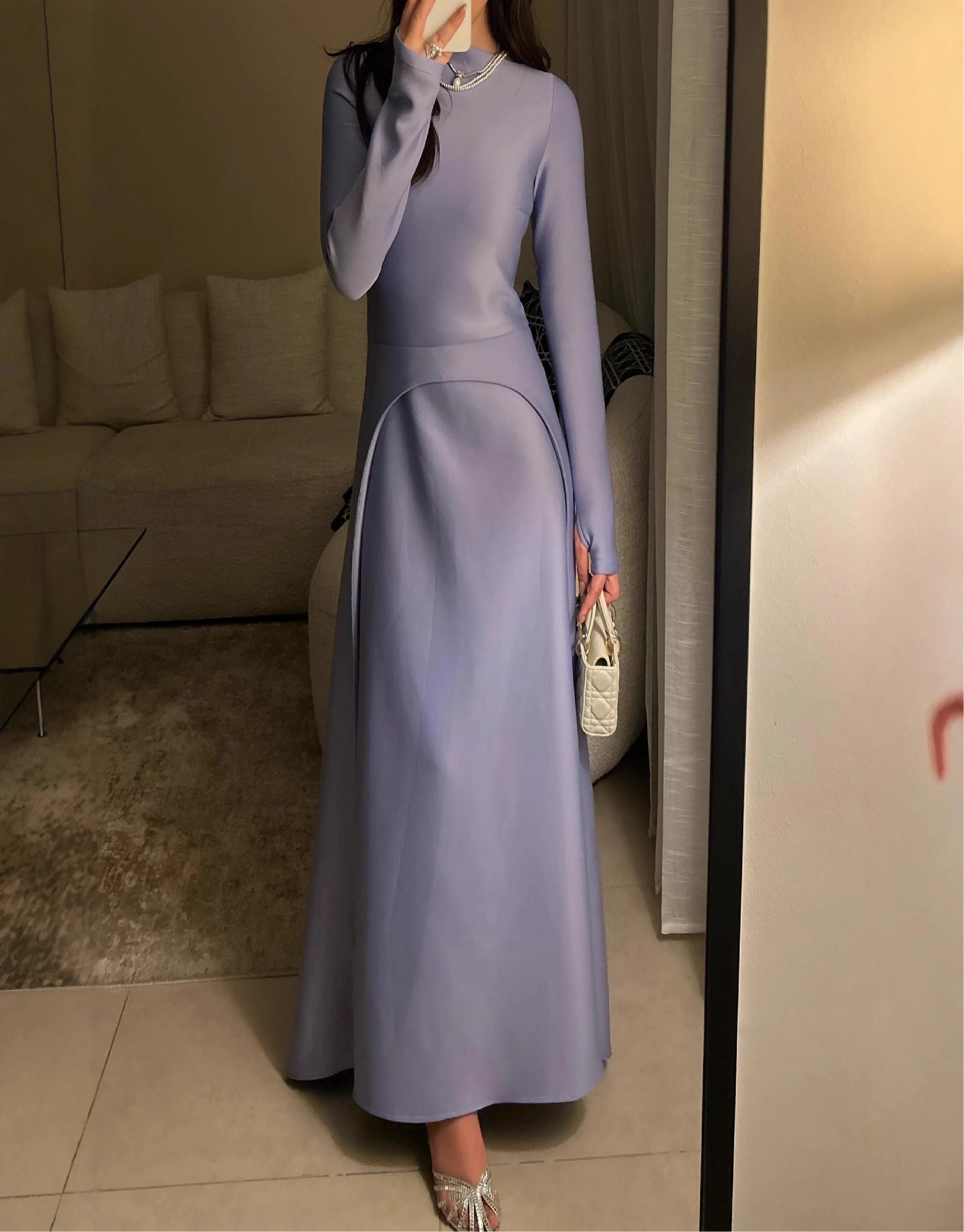 S-3XL Plus Size Arabic Ramadan Turkish Ankle Length Abaya Long Sleeve Slim Fit Modest Dresses for Ladies Daily Birthday's Party Wear Trendy Wedding Guest Formal Gowns Muslims Apparel Clothing Supplies
