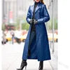 S-4XL 4 Colors New Fashion Long Jacket Women Autumn Winter Solid Color Long Slim Windproof  Coat Long Windbreaker Outerwear Black Trench  Ladies Luxury Apparel Supplies