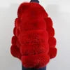 15 Colors S-2XL Luxurious Real Fox Fur Coat Women Cropped Natural Fur Jacket Customizable Real Fox Fur Coat Snow Outerwear Jackets Night Clubwear Prom Evening Party Winter Warm Ladies Luxury Apparel Supplies