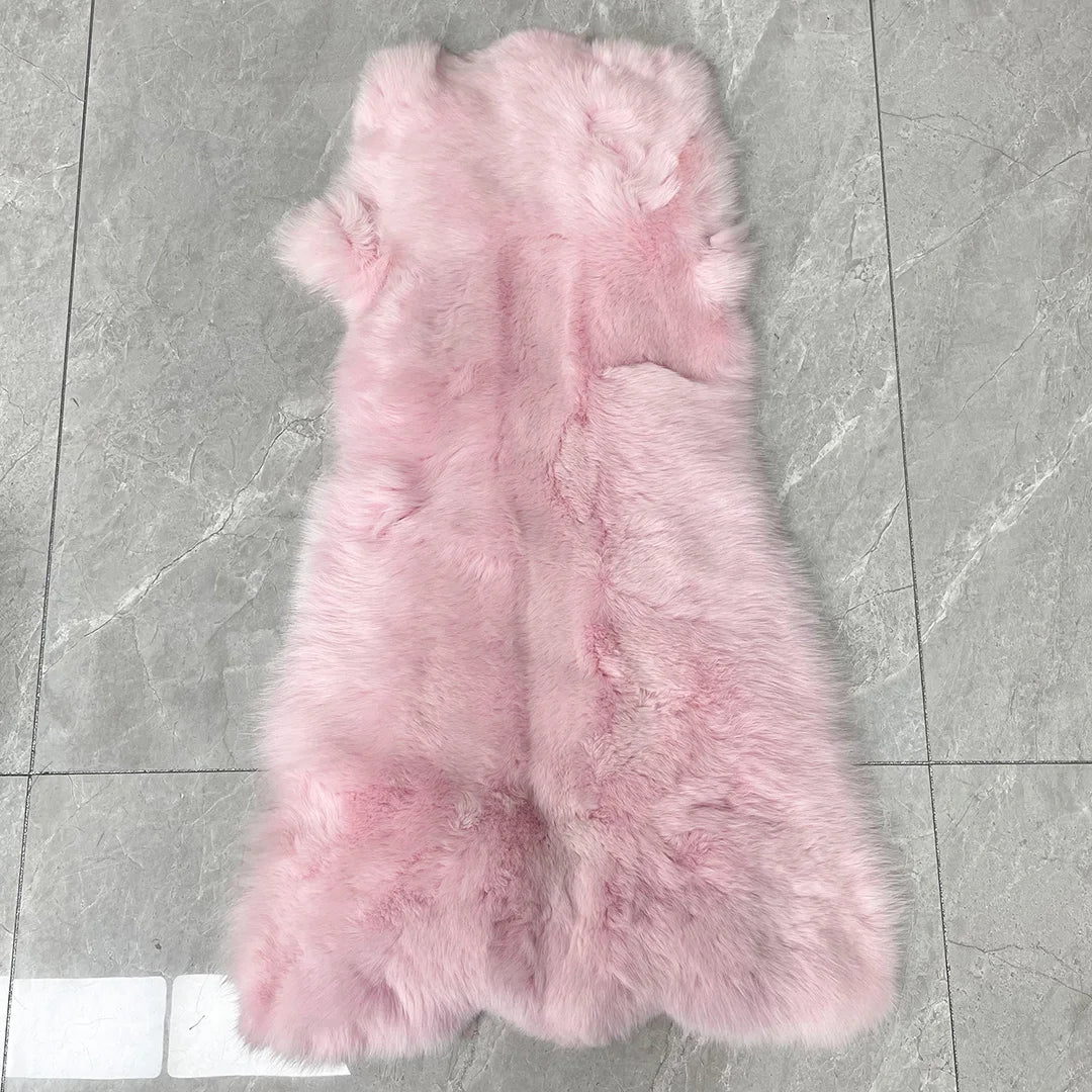 8 Colors Real Fox Fur Scarves Shawls Luxury Fluffy Women Genuine Real Silver Natural Fox Fur Celebrities Red Carpet Wedding Guest Evening Prom Party Business Dinner Apparel Accessories Ladies Luxury Clothing Supplies Products