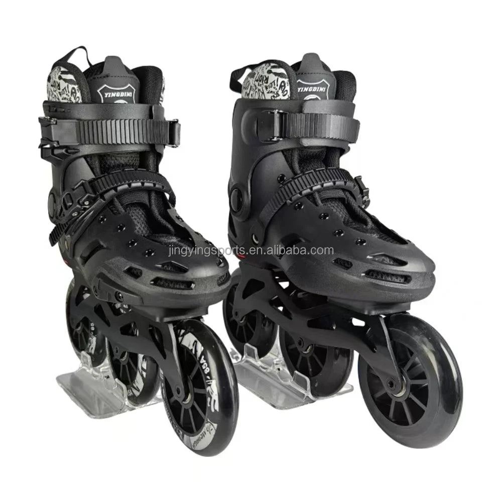 BEST PRICE Professional Thickened Rubber Aggressive  Slalom Freestyle Inline Skates Roller Skate for Adults Outdoor Sport Activities