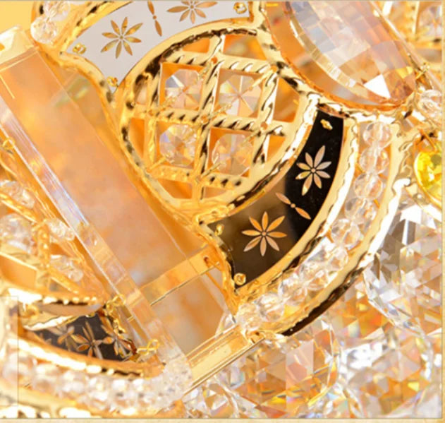 HOT SALE Villa Home Living Room Italian Modern Round Luxury K9 Crystal Ceiling Chandelier Light Villa Living Room Crystal Ceiling Light Art Decoration Home Lighting Supplies