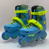 Genuine A3  Armor Warrior Children's Roller Skating Set Inline Skates Single Row Wheels Microfiber Shell Adjustable