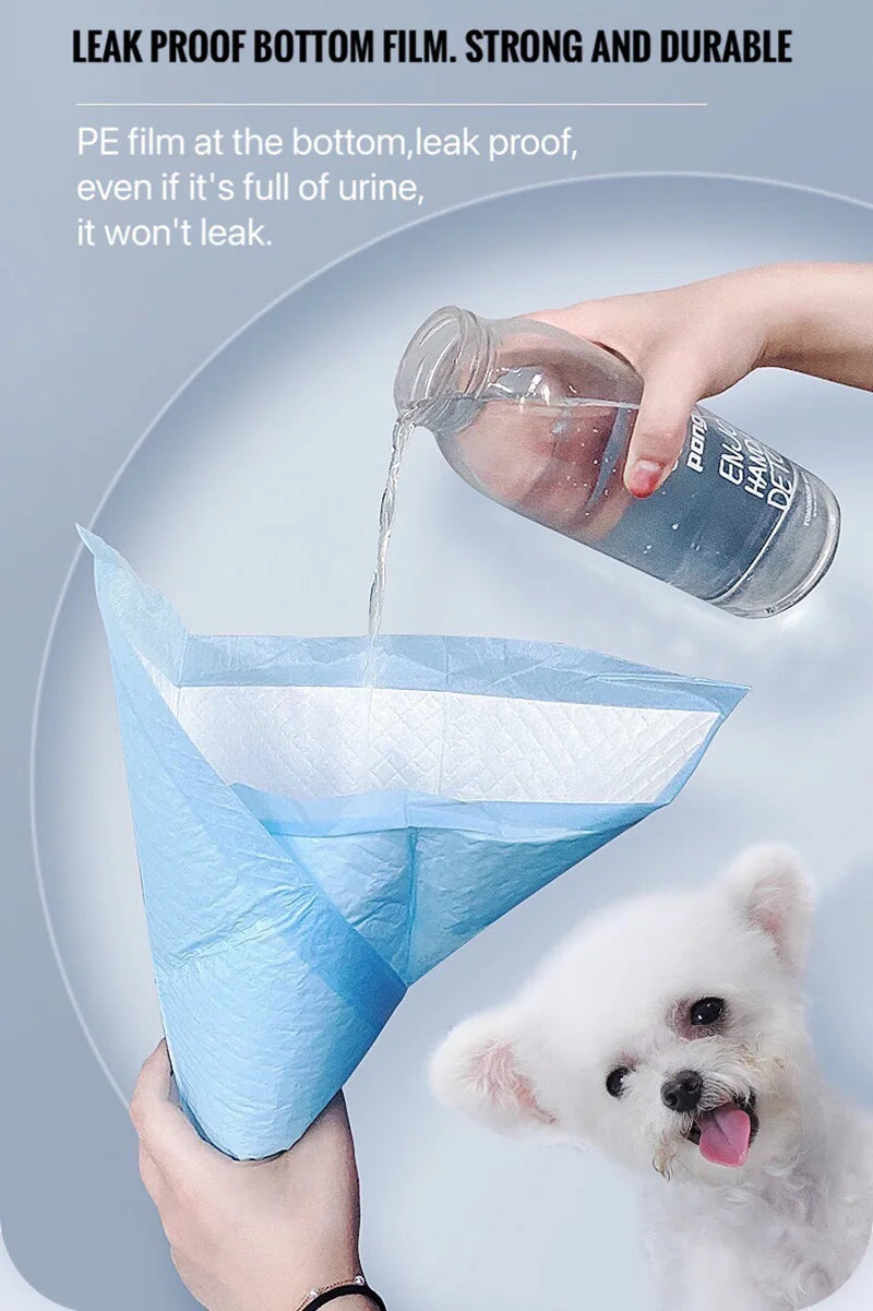 10 PCS Set S-XL  Super Absorbent Dog Cat Disposable Diaper Thick Deodorant Puppy Pet Urine Diaper Pad Mat Cat Litter Toilet Dogs Products
