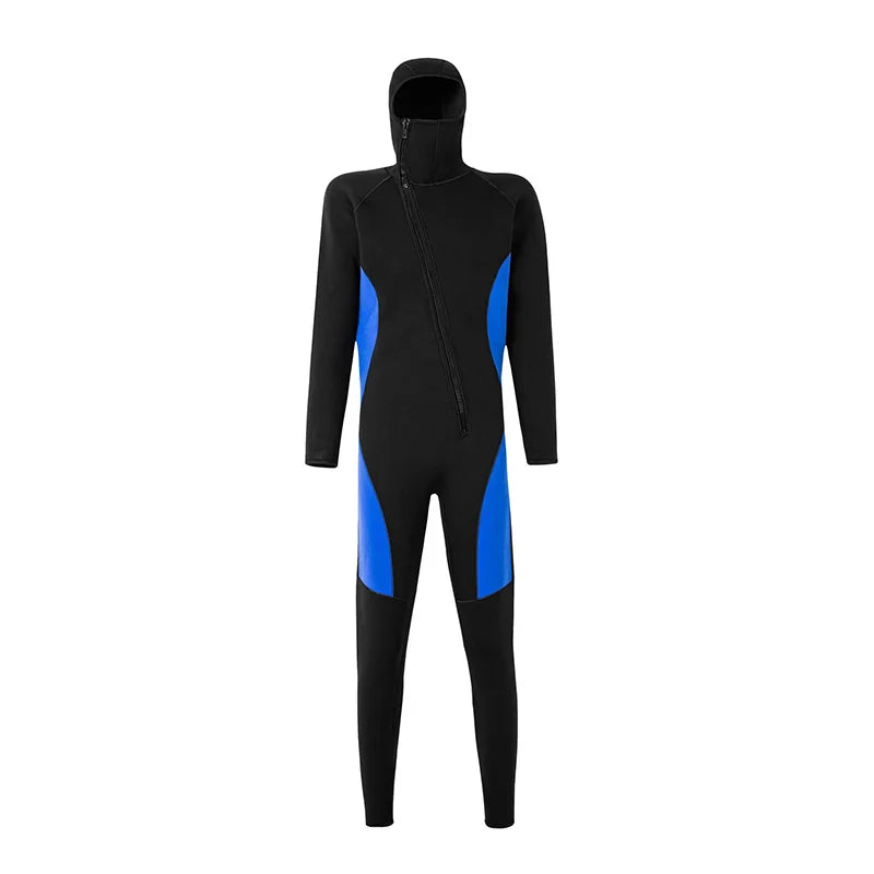 5MM Neoprene NEW Arrivals High Quality Waterproof Diving Scuba Underwater Fishing Wetsuit Jumpsuit for Women Men Cold-Proof Warm Front Open Zipper Snorkeling Adults Water Sports Clothing Supplies
