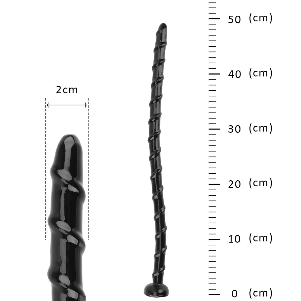 50cm Long Whip Dildos Silicone Anal Plug Sex Toys For Woman Man Prostate Massager Butt Dilator Masturbation Machine Erotic Shop