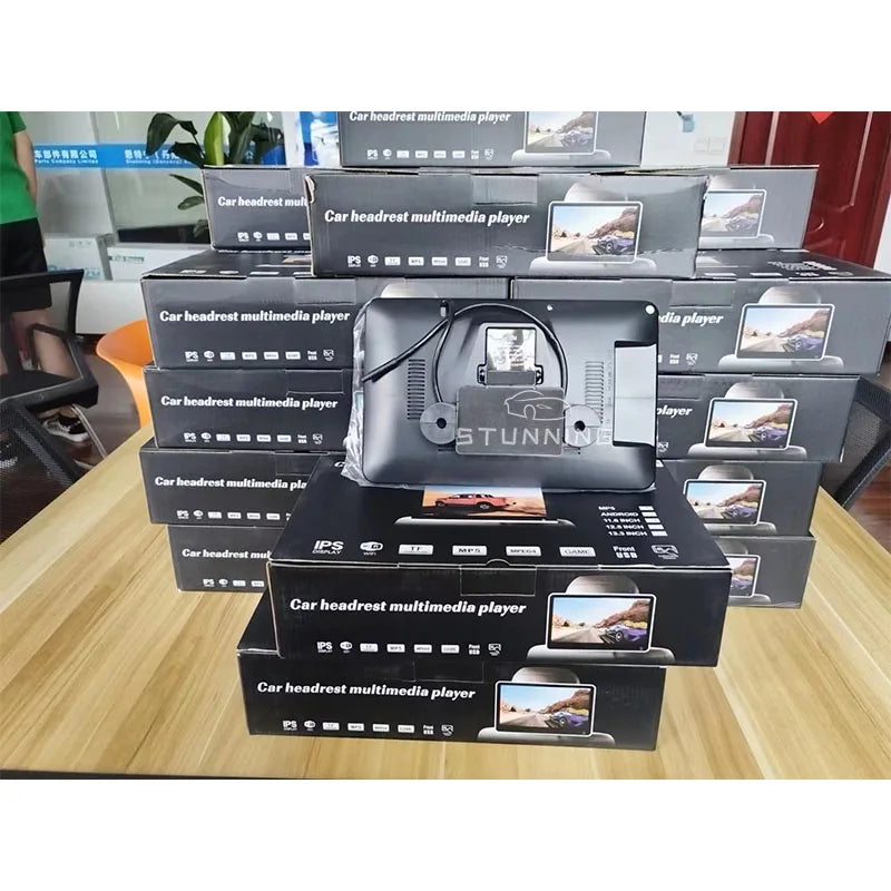 11.6"inc  LCD Headrest Android PC Tablet MP5 DVD Player for W205 F10 G30 W222 LC200 Prado Headrest Monitor TV Touch Screen Head Up Car Radio Player Auto Parts