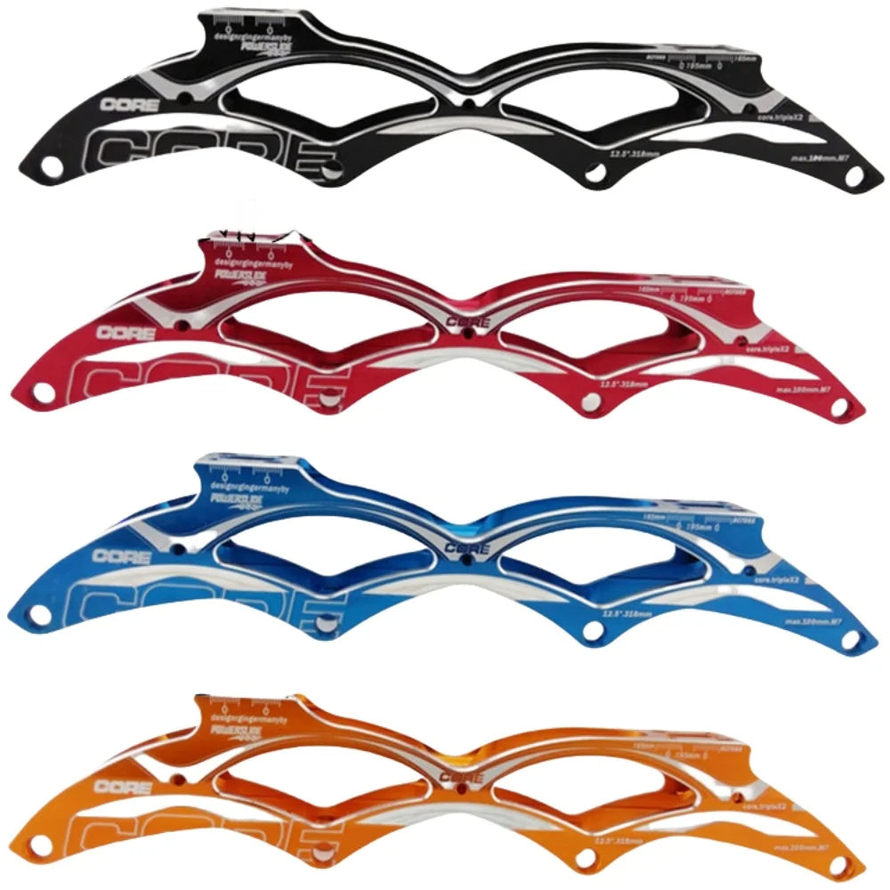 1 Pair CNC Speed Inline Skate Frame Professional Skateboard Parts Accessories Aluminum Alloy 4*110mm 4*100mm 4*90mm Customized CNC Machining Aluminum Alloy Skate Frames