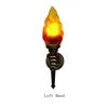 Medieval Castle Lamps Art Creative Aluminum Torch Hand Gothic Wall Lamp Outdoor Light Garden Yard Porch Living Room Bedroom Stair Aisle Corridor Lights