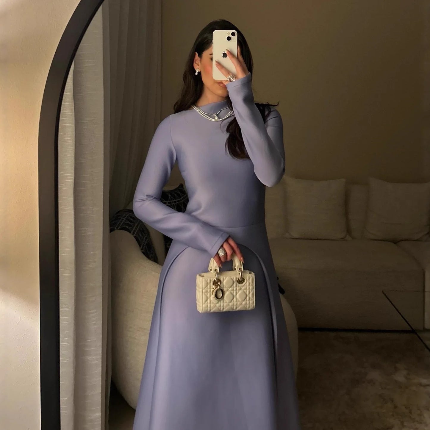 S-3XL Plus Size Arabic Ramadan Turkish Ankle Length Abaya Long Sleeve Slim Fit Modest Dresses for Ladies Daily Birthday's Party Wear Trendy Wedding Guest Formal Gowns Muslims Apparel Clothing Supplies