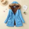 BEST PRICE 10 Colors S-3XL Plus Size Long Sleeve Thick Warmth Clothing Autumn Winter Warm New Hooded Cotton Casual Jacket Snow Boots Outerwear Coats Women Winter Apparel Supplies