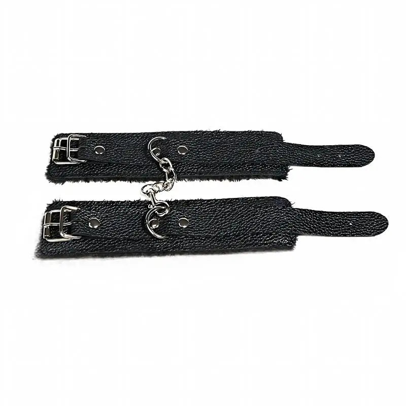 Wife-Husband's Adjustable Bed Restraint Straps Set With Plush Cuffs Reusable Adult Couples Intimate Accessories Fetish Sex Party Tools Set Sex Toys Supplies
