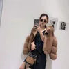 5 Colors Women High Level  Real Fox Fur Coat Sheepskin Leather  New Fashion  Winter Natural Evening Party Luxury Formal Clothes Women Outerwear Short Jackets