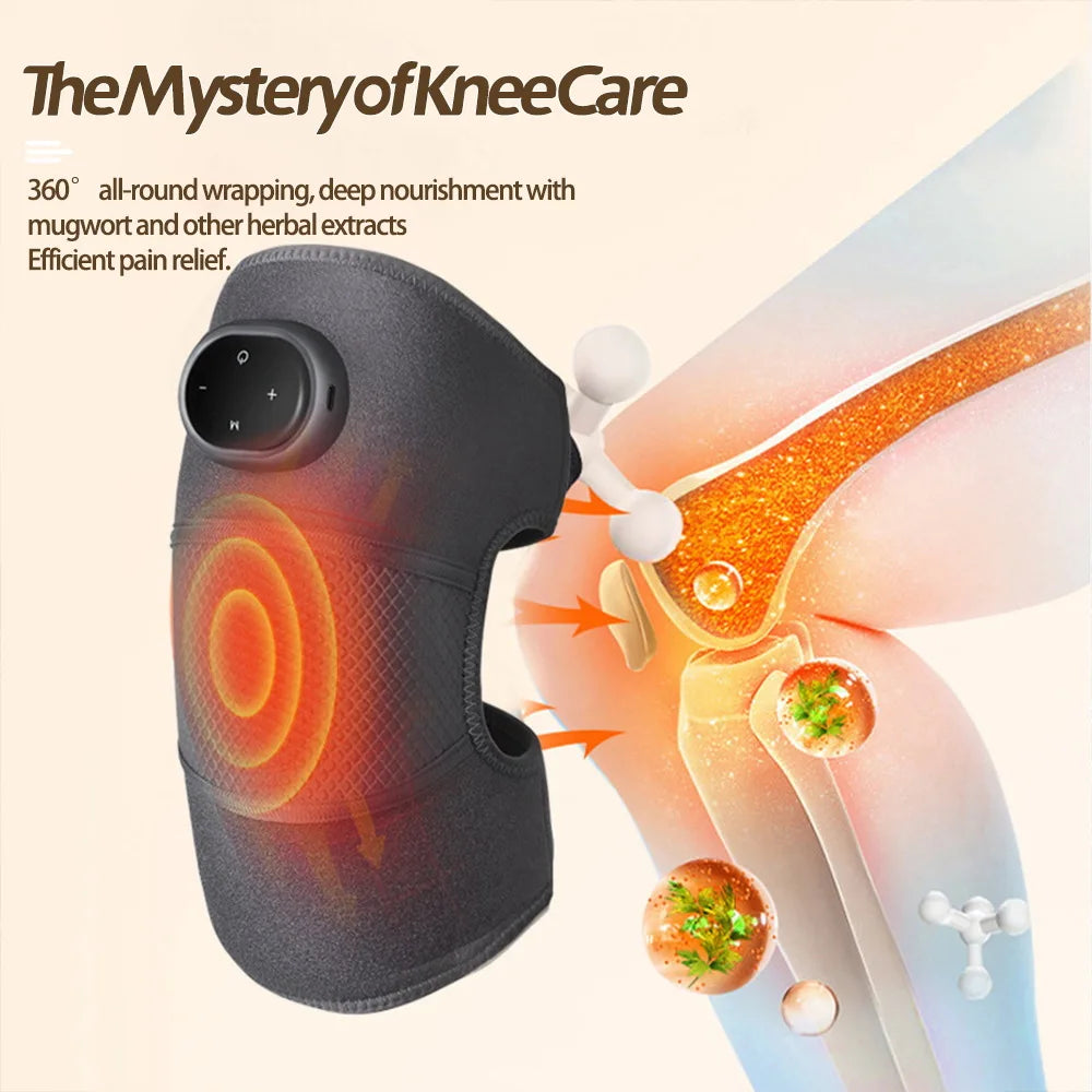 NEW Electric Heating Knee Protection, Moxibustion, Heating, Warming Joints, Male and Female Elderly, Knee Hot Compress Therapy Pain Relief Massager