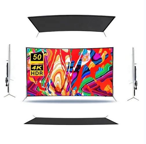 Home Indoor Outdoor Cinema Hotels New Original Ultra Thin 55* Inch 4K UHD Curved Smart TV for Floating Wall Unit and Home Cinema Experience