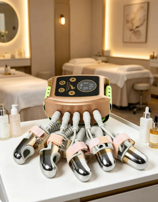 NEW Technology Portable Gravitational Diamond Finger Massager DC5V Lithium Battery Wireless Facial Neck Massage Skin Tightening Anti-Wrinkle Anti-Aging Rejuvenation System Machine Women Skin Care Supplies