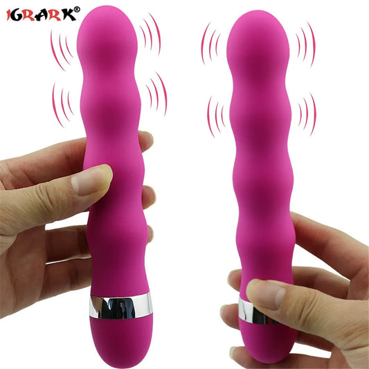 Portable Dildo Vibrator Sex Toys For Women AV Stick Vagina Massager Female Masturbator G Spot Clitoris Stimulator Anal Butt Plug