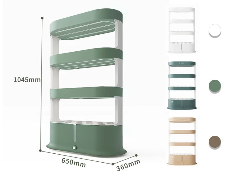Farm Hydroponic Indoor Growth Tower Automatic Hydroponic System Vertical Garden Mini Aeroponic Home Intelligent Led Light Plants Seeds Growth Garden Supplies ( For Fast delivery please contact us)