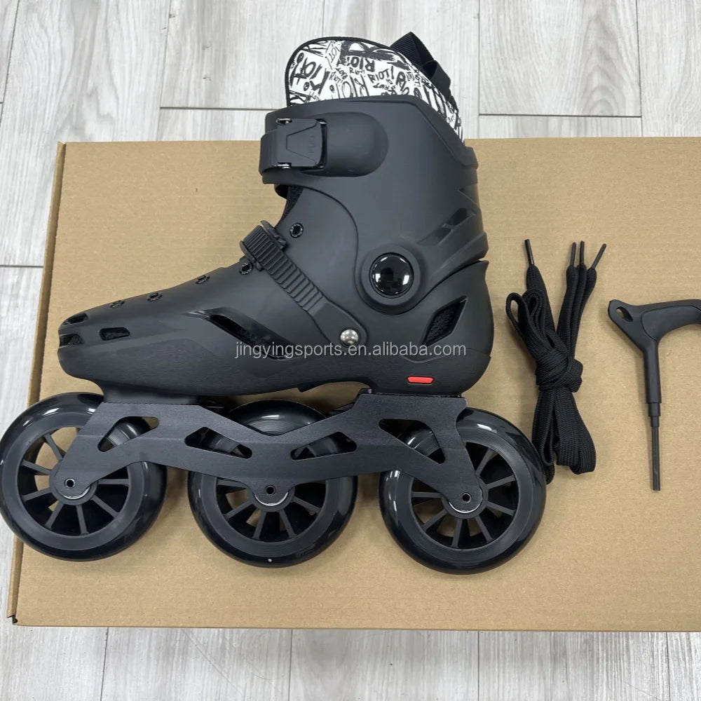BEST PRICE Professional Thickened Rubber Aggressive  Slalom Freestyle Inline Skates Roller Skate for Adults Outdoor Sport Activities