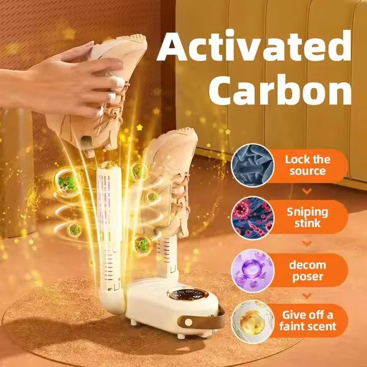 NEW Arrivals Portable Folding Household Dryer Electric Boot Dryer Shoe Heater Sterilizer Smart Multifunction Warm Wind Disinfection Shoe Dryer Fast Deodorizing Machine