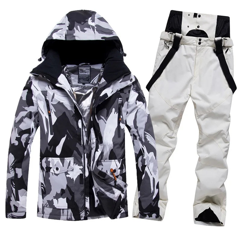 NEW Arrivals 10 Colors  M-4XL Plus Size Waterproof Breathable Men's and Women Snow Wear Winter Snowboard Suit Ski Suit Winter Sports Clothing Supplies