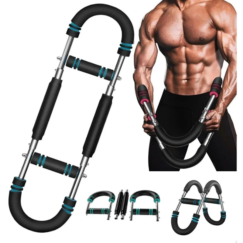 Awaken Your Muscles Adjustable Twister Arm Trainer Portable Forearm Strengthener Power Arm Exercise Equipment Home Workout Spring Strengthener Gym Fitness Accessories