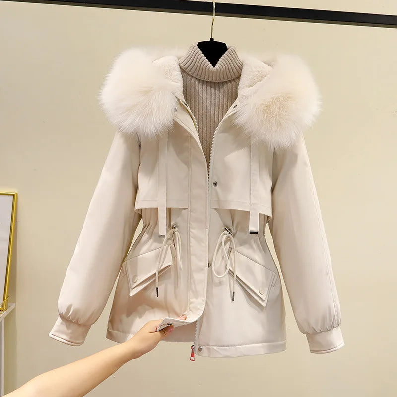 NEW Arrivals 8 Colors S-3XL Plus Size Winter New Pies to Overcome All the Women's Short Cotton-Padded Jacket Loose Coat Jacket Outerwear Coats Casual Streetwear Clothes Women Winter Apparel Supplies