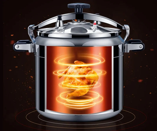 Commercial Pressure 3L Cooker Aluminum Alloy Casserole Fast-Cook Industrial Bottom Polished Kitchenware Accessories Home Cooking Tools