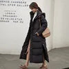4 Colors M-3XL Plus Size Autumn Winter Women's Comfortable Parkas Coat Thick Warm Woven Block Hooded Jacket Long Parker Coat Casual Outerwear Ladies Winter Clothing Supplies