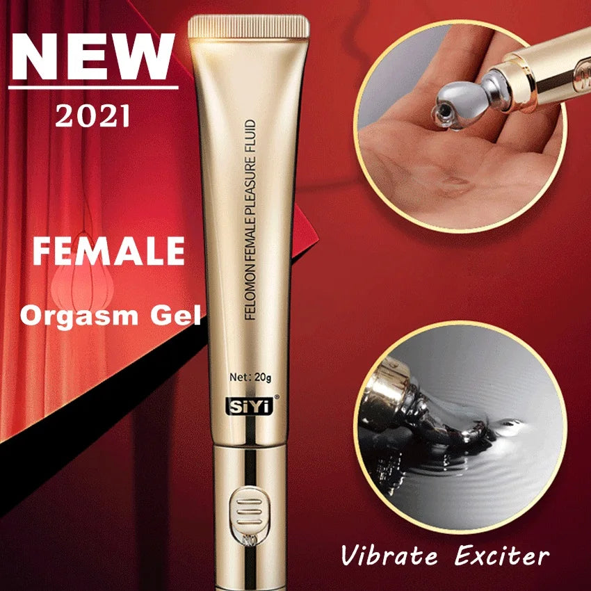 Female Orgasm Gel Pheromone Grease Exciter For Women Sex Enhancer Aphrodisiac Vibrate Exciter Grease Enhance Vaginal Lubricant