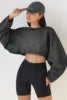 12 Colors Women's Custom Long Sleeve Silicon Top Fleece Cut Sweatshirt Jumper for Spring Winter Puff Printing Streetwear Sports Clothing Accessories